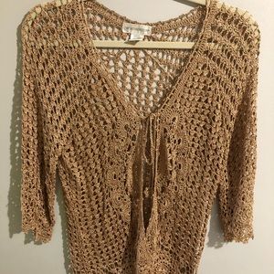 Worthington crochet cardigan